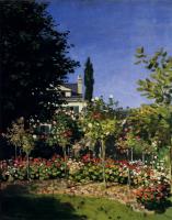 Monet, Claude Oscar - Garden In Flower At Sainte-Adresse